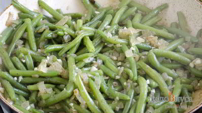 гарнир из стручковой фасоли