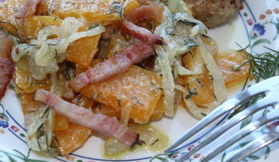 Рецепт гарнира из тыквы