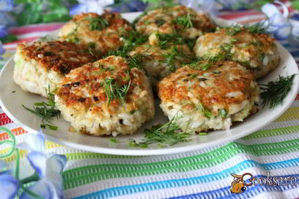 Биточки из трески с рисом