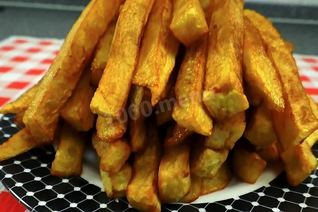 Картофель фри в вок сковороде