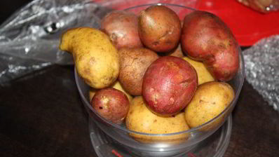 картофель печеный с розмарином