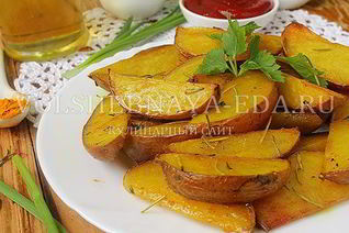 Картофель по-деревенски в духовке