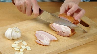 картофель с беконом в фольге