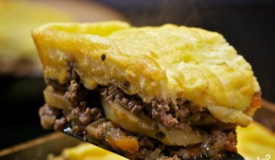 Рецепт картофеля с фаршем в духовке