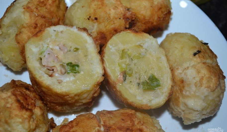 Рецепт картофеля с начинкой
