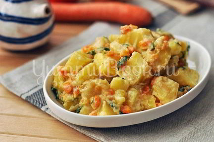 Картофель в сметане