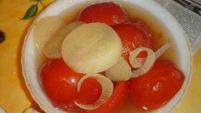 картофель жареный с помидорами