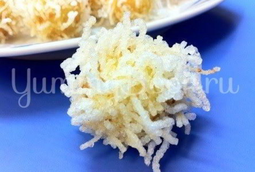 Картофельные крокеты колючки