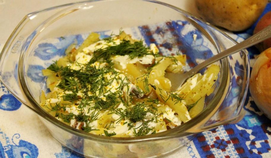 Рецепт картошки с лисичками в духовке