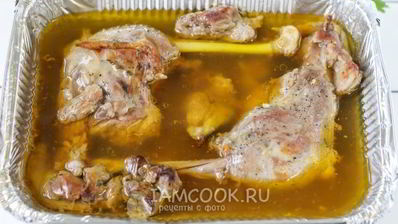 картошка с уткой в фольге в духовке