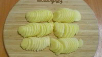 картошка в кефире в духовке