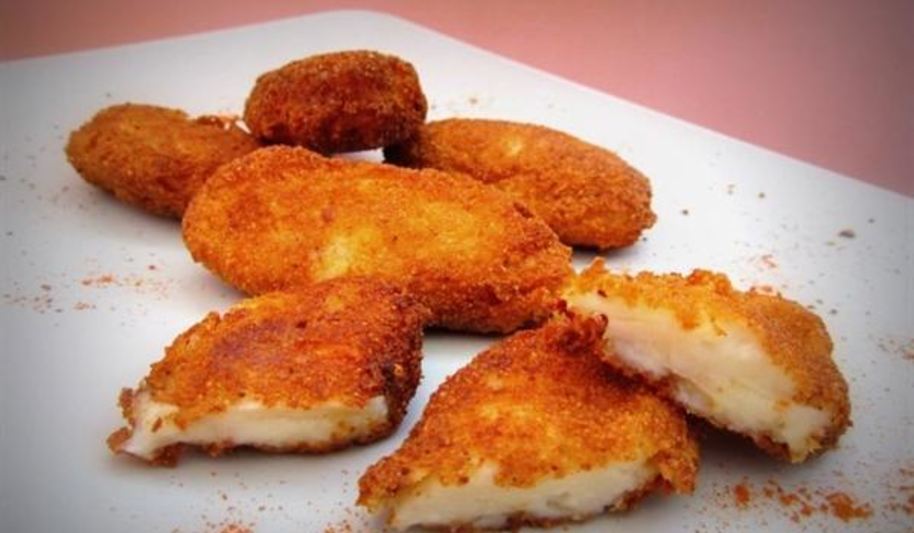 Рецепт крокетов с сыром и ветчиной