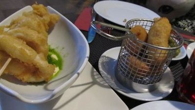 крокеты с сыром и ветчиной