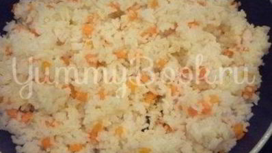 нежный рис с простыми овощами