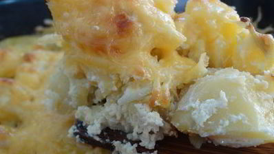 отварной картофель в сметане