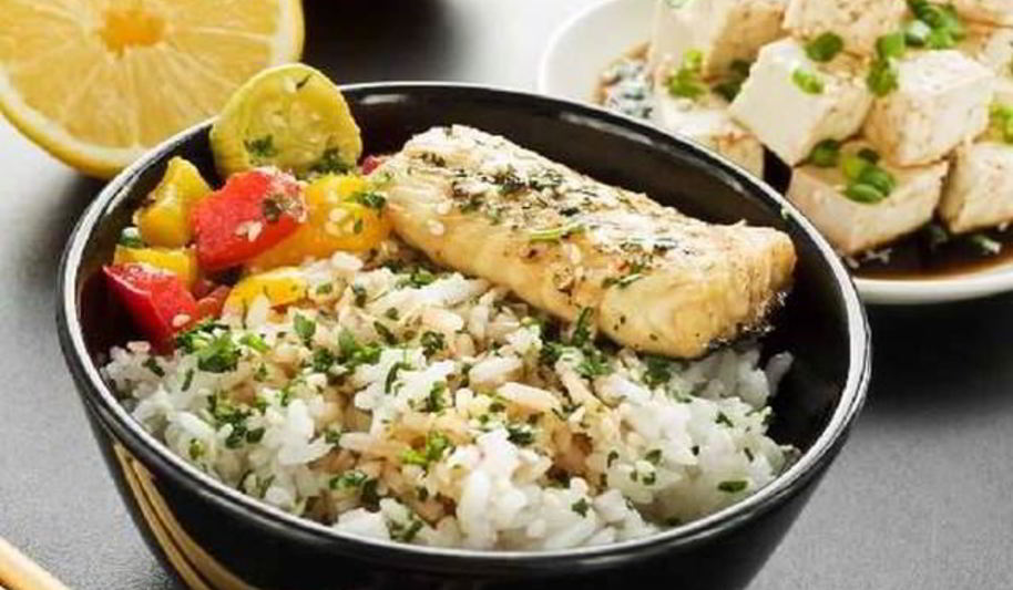 Рецепт пряного риса с рыбой