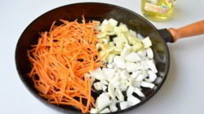 рис с баклажанами и сладким перцем