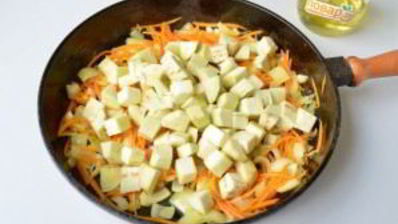 рис с баклажанами и сладким перцем