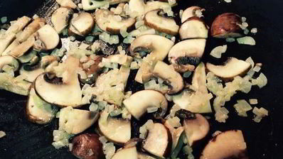 рис с грибами и овощами