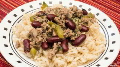 рис с индейкой