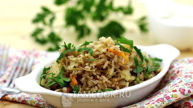 рис с капустой в мультиварке