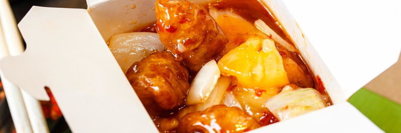 Рис с курицей и ананасом