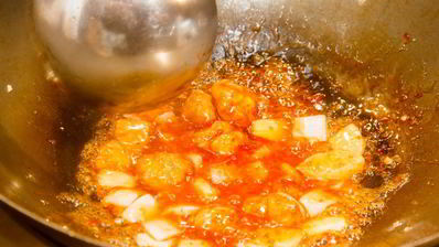 рис с курицей и ананасом