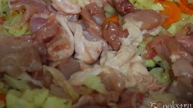 рис с курицей и овощами