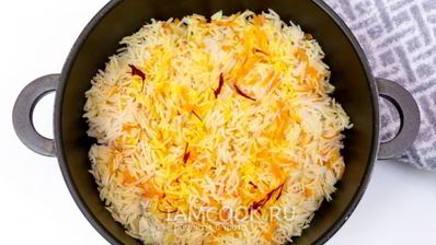 рис с овощами и шафраном