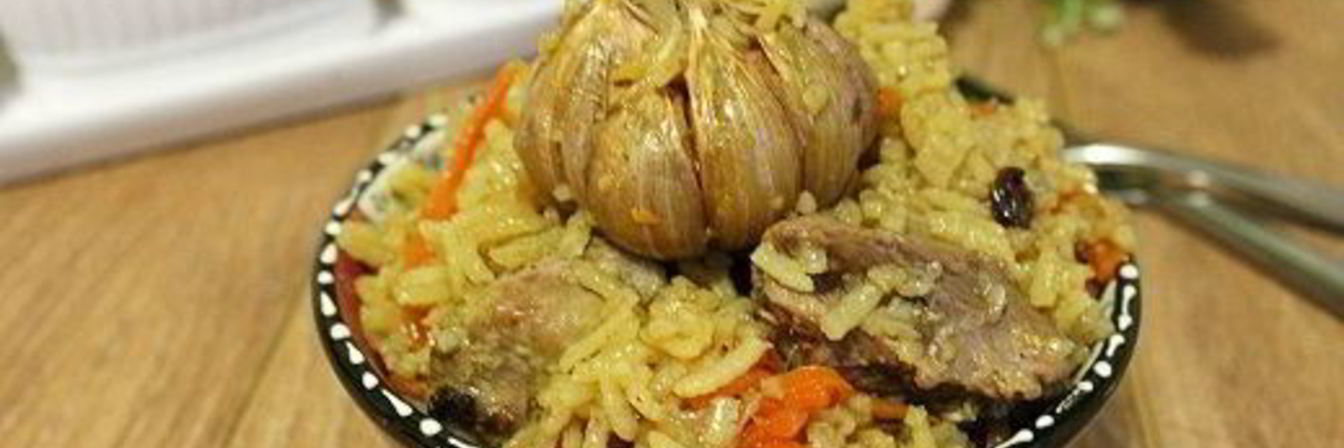 Рис со свининой в мультиварке