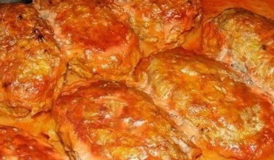 Рецепт ленивых голубцов с мясным фаршем в томатном соусе