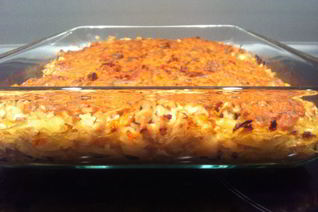 Ленивые голубцы с томатным соусом