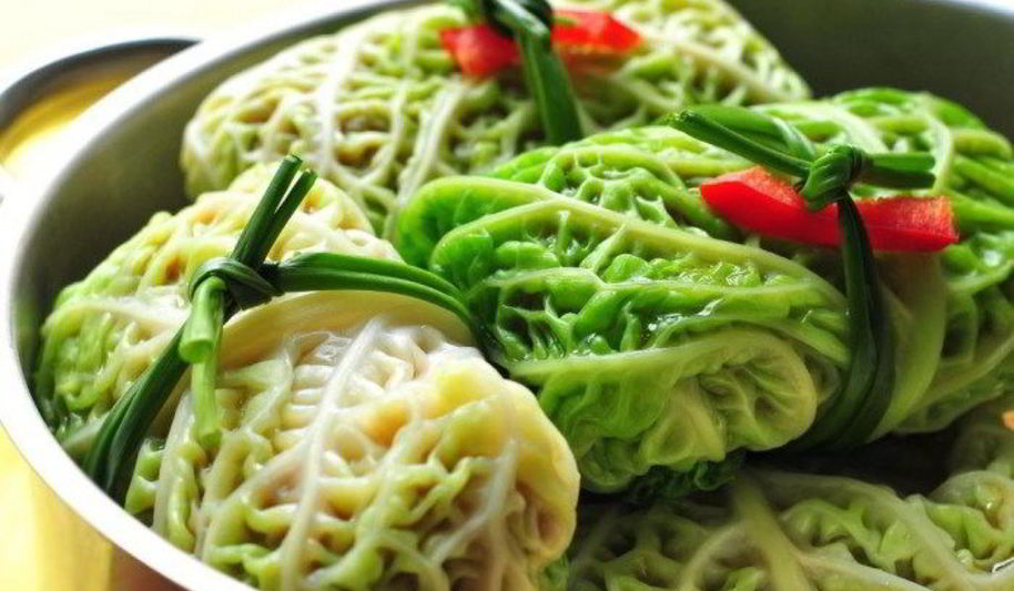 Рецепт печеных голубцов из савойской капусты