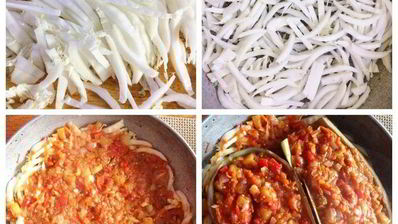 постные овощные голубцы