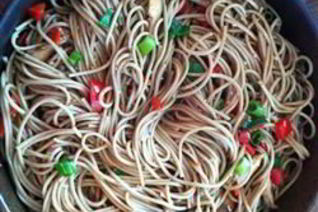 Гречневая лапша Соба с кунжутными семечками