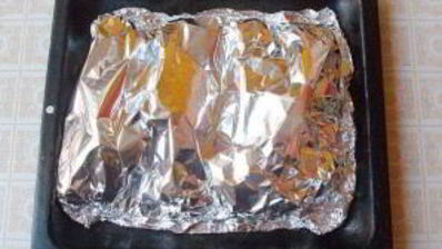 фаршированные шампиньоны в фольге