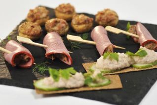 Фаршированные шампиньоны