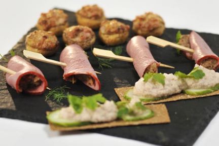 Фаршированные шампиньоны