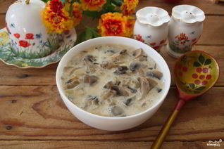 Грибы под соусом