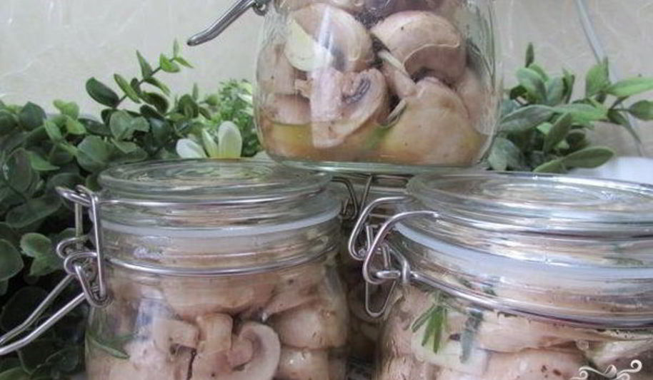 Рецепт грибов с розмарином