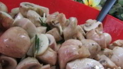 грибы с розмарином