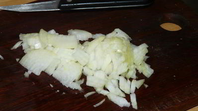 грибы в сливочно-сырной подливке