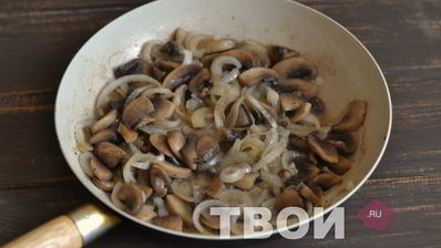 грибы в сливочном соусе