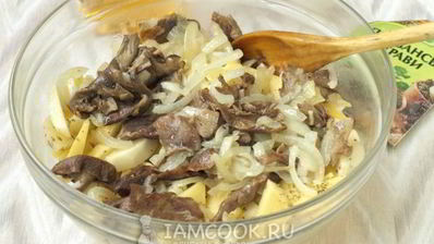 лисички с картошкой в духовке