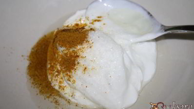 шампиньоны в сметане с карри