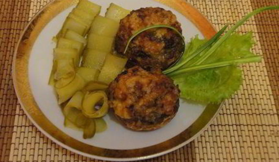 Рецепт шампиньонов, запеченных с сыром