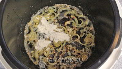 тушеные грибы в мультиварке