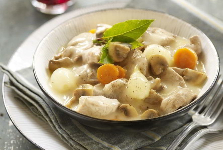 Тушеные вешенки со сметаной