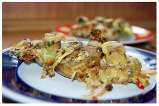 Запеченные грибы