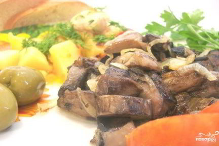 Запеченные подосиновики